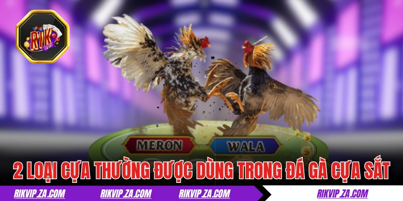 Các loại cựa thường được dùng trong đá gà cựa sắt